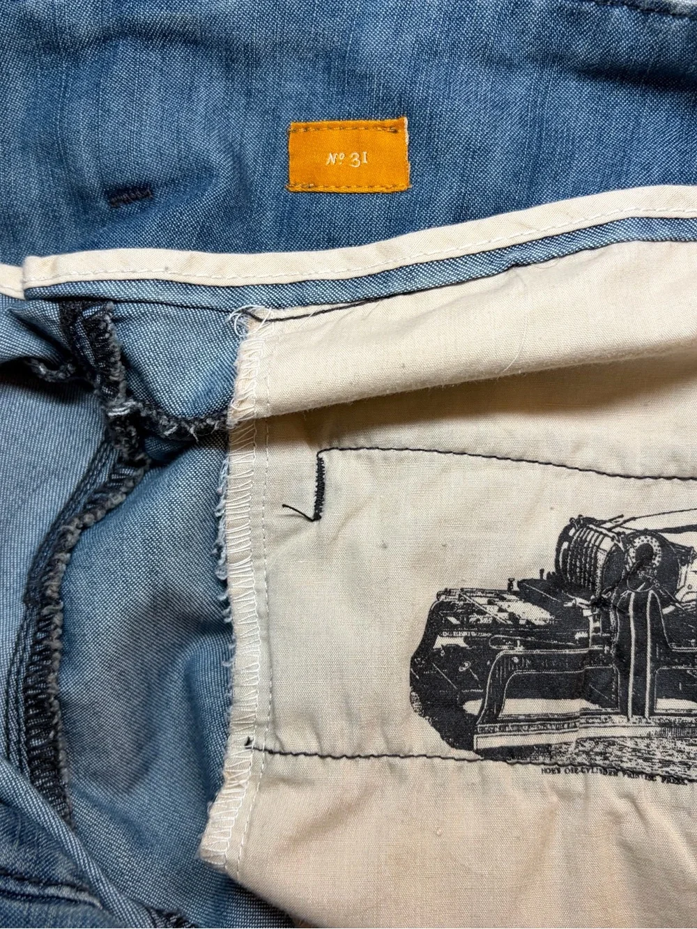 Pilcro and the Letterpress Flare High-Rise Jeans Size 31 Stacked Front Pockets